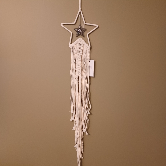 NWT Macrame Star wall hanging decor - Picture 1 of 5